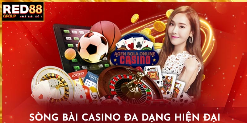Sòng bài Casino Red88 đa dạng ván cược và hiện đại