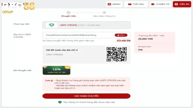 Hướng dẫn nạp tiền nhà cái bằng tiền ảo