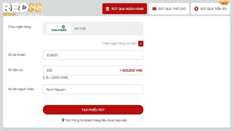 Hướng dẫn rút tiền bằng hình thức ngân hàng